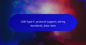 USB Type-C: protocol support, wiring standards, data rates